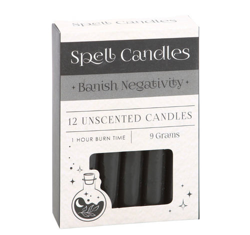 Pack of 12 Banish Negativity Spell Candles
