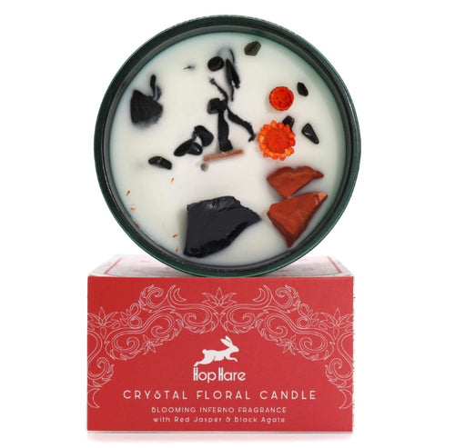 Crystal Flower Candle - The Devil