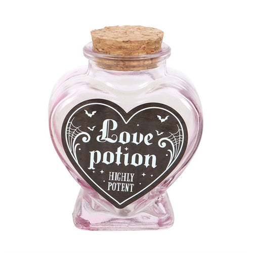 Love Potion Decorative Glass Heart Potion Bottle DUE IN 28/05/2025