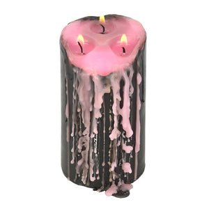 Large Pink Vampire Tears Pillar Candle DUE IN 30/05/2025