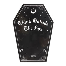 Load image into Gallery viewer, Coffin Shaped Notebook