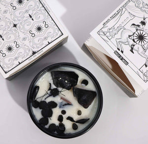 Crystal Flower Candle - The Knights of Swords