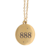 Load image into Gallery viewer, 888 Angel Number Abundance Necklace