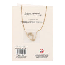 Load image into Gallery viewer, Pink Aura Crystal Mushroom Necklace Greeting Card