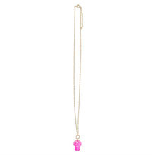 Load image into Gallery viewer, Pink Aura Crystal Mushroom Necklace Greeting Card