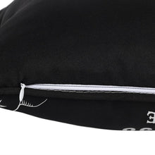 Load image into Gallery viewer, Rectangular Black and White Talking Board Cushion