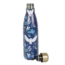 Load image into Gallery viewer, Night Flight Owl Print Metal Water Bottle