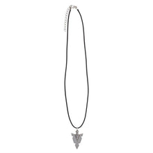 Load image into Gallery viewer, Arrowhead of Strength Viking Cord Necklace