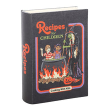 Load image into Gallery viewer, Recipes for Children Book Shaped Storage Box by Steven Rhodes