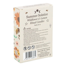 Load image into Gallery viewer, Wildflower &amp; Lemon Summer Ritual Candles