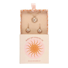 Load image into Gallery viewer, Sun Earring and Necklace Set