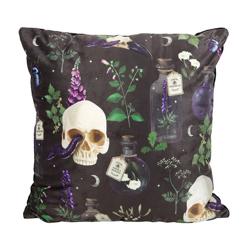 Square Venom & Vines Print Cushion