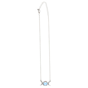 Opalite Triple Moon Necklace & Card