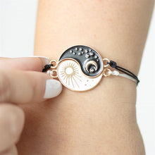 Load image into Gallery viewer, Pair of Yin Yang Best Friend Charm Bracelets