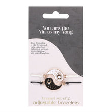 Load image into Gallery viewer, Pair of Yin Yang Best Friend Charm Bracelets