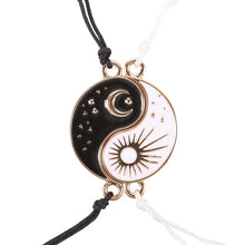 Load image into Gallery viewer, Pair of Yin Yang Best Friend Charm Bracelets