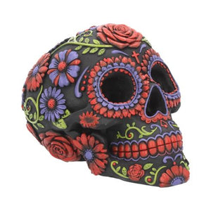 Sugar Blooms Skull Ornament