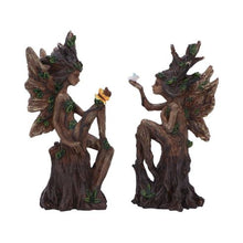 Load image into Gallery viewer, Set of 2 Woodland Beauty Tree Fairy Figurines