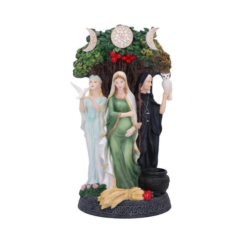 Painted Maiden, Mother & Crone Figurines