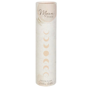 Quartz Moon Phase Glass Bottle