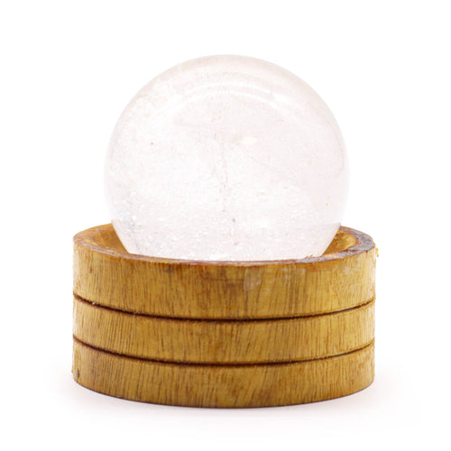 Clear Quartz Crystal Sphere with Stand 50mm