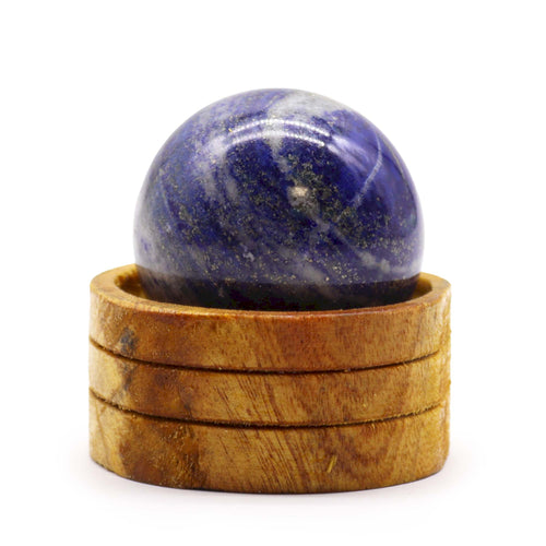 Afghan Lapis Crystal Sphere with Stand 50mm