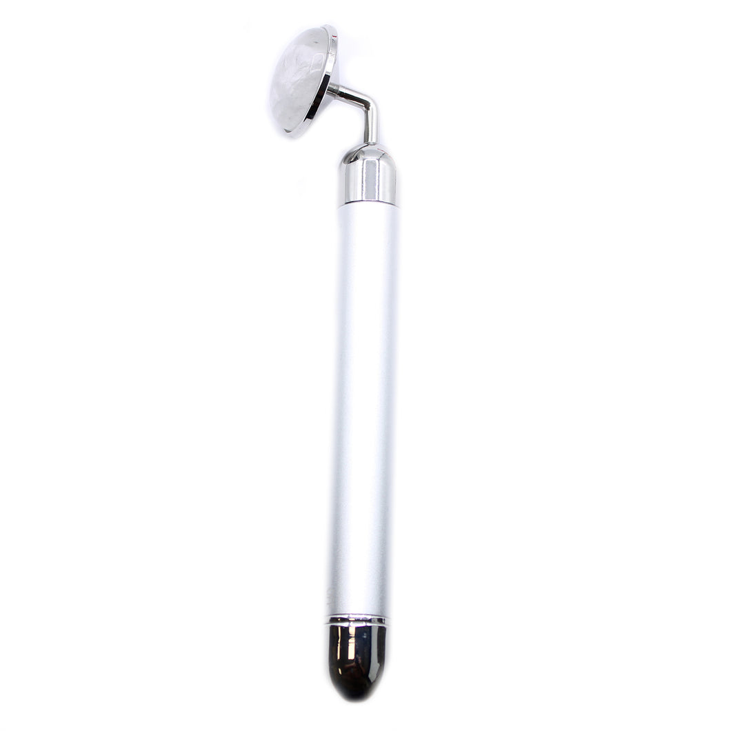 Rock Quartz Gemstone Vibration Facial Pad