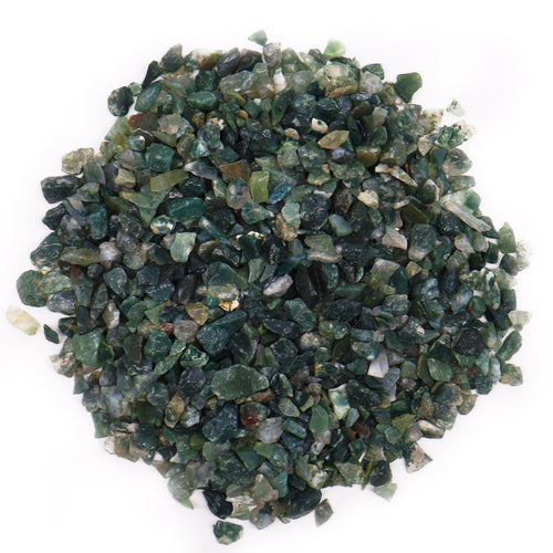 Moss Agate Gemstone Chips