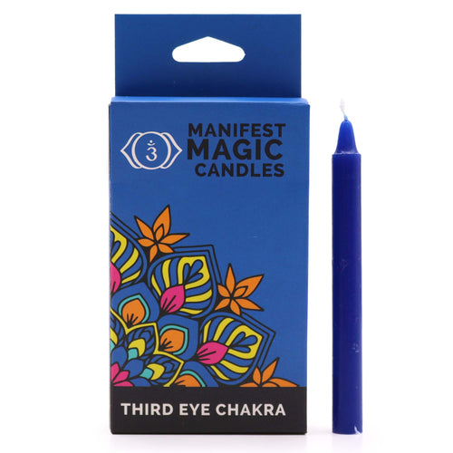 Indigo Third Eye Chakra Manifest Magic Candles