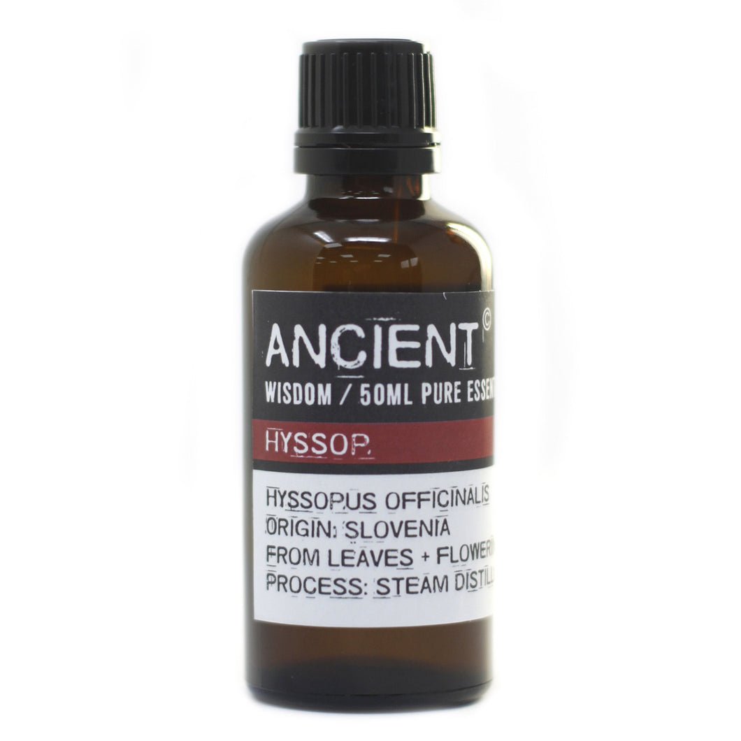 It is believed Hyssop Essential Oil  gives relief in spasms of the respiratory system, thereby curing spasmodic coughs. It is also said to cure spasms of the nervous system in order to cure convulsions and related problems, as well as reducing muscular spasms, which cures cramps, and spasms of the intestines, giving relief from acute abdominal pain.