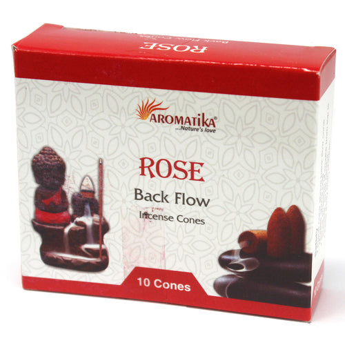 Rose Back Flow Incense Cones