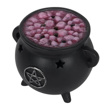 Load image into Gallery viewer, Pentagram Cauldron Incense Cone Holder