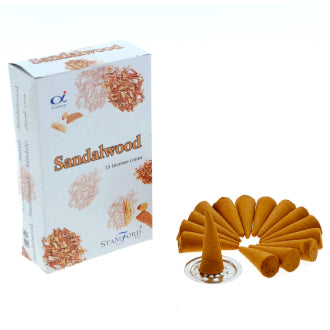 Sandalwood Stamford Incense Cones