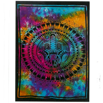 Hamsa Hand Cotton Wall Art