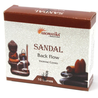 Sandalwood Back Flow Incense Cones
