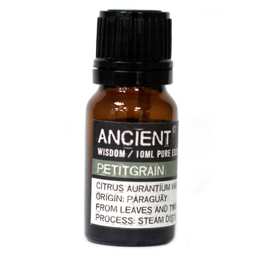 Petitgrain Essential Oil is widely used in the perfume industry, giving body sprays, fragrances, lotions, and colognes a fresh, herbaceous note that is popular among both women and men.  Petitgrain will boost feelings of joy and bravery when facing a challenge and help promote hope and calm.  Contains 10ml.