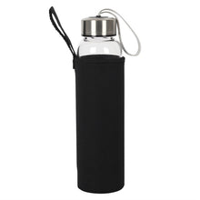 Load image into Gallery viewer, Clear Quartz Energising Glass Water Bottle