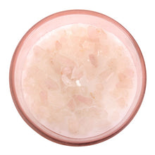 Load image into Gallery viewer, Gratitude Wild Rose Crystal Chip Candle