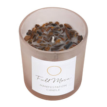 Load image into Gallery viewer, Full Moon Eucalyptus Crystal Chip Candle