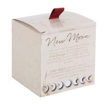 Load image into Gallery viewer, New Moon Wild Orange Crystal Chip Candle