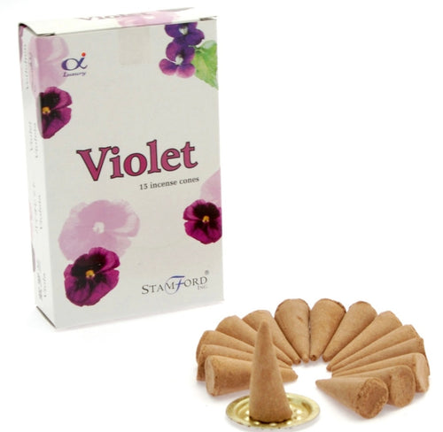 Violet Stamford Incense Cones