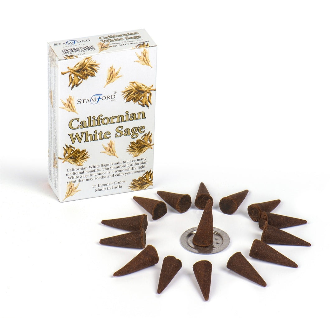Californian White Sage Stamford Incense Cones