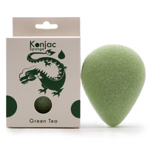 Load image into Gallery viewer, Teardrop Konjac Sponge - Green Tea