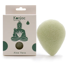Load image into Gallery viewer, Teardrop Konjac Sponge - Aloe Vera