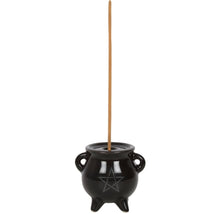 Load image into Gallery viewer, Pentagram Cauldron Ceramic Holder