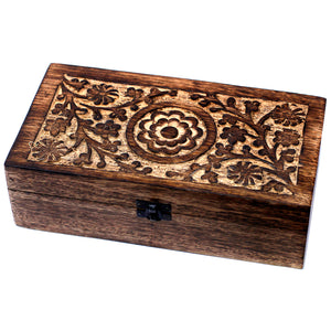 Large Floral Mango Aromatherapy Box - Melluna_UK