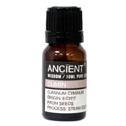Cumin Esential Oil said to have strong antimicrobial and antibacterial properties. It was found to be very effective against bacteria such as microorganisms like E. coli., S. aureus, S. faecalis.   It is believed to treat internal bacterial infections like those in the colon, stomach, intestines and urinary tract, as well as external infections on the skin.
