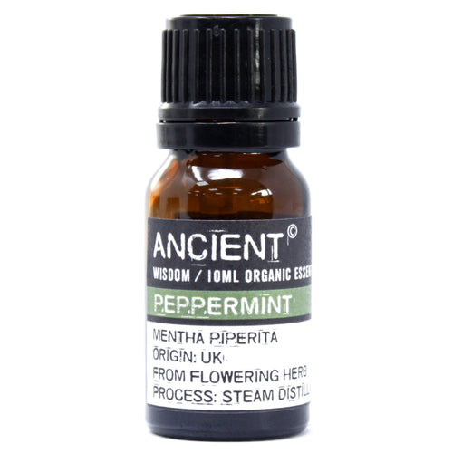 Peppermint Organic Essential Oil is said to be good for ailments like asthma, colic, fever, flatulence, headache, nausea, chest congestion and vertigo. This oil is supposed to be excellent for mental fatigue and depression, refreshing and stimulating with its menthol content. It is good for the skin and is used in lotions to treat sunburn, itchiness or inflamed skin.  When used in an oil burner it is not only therapeutic it also keeps away mosquitoes and other insects.   Contains 10ml.