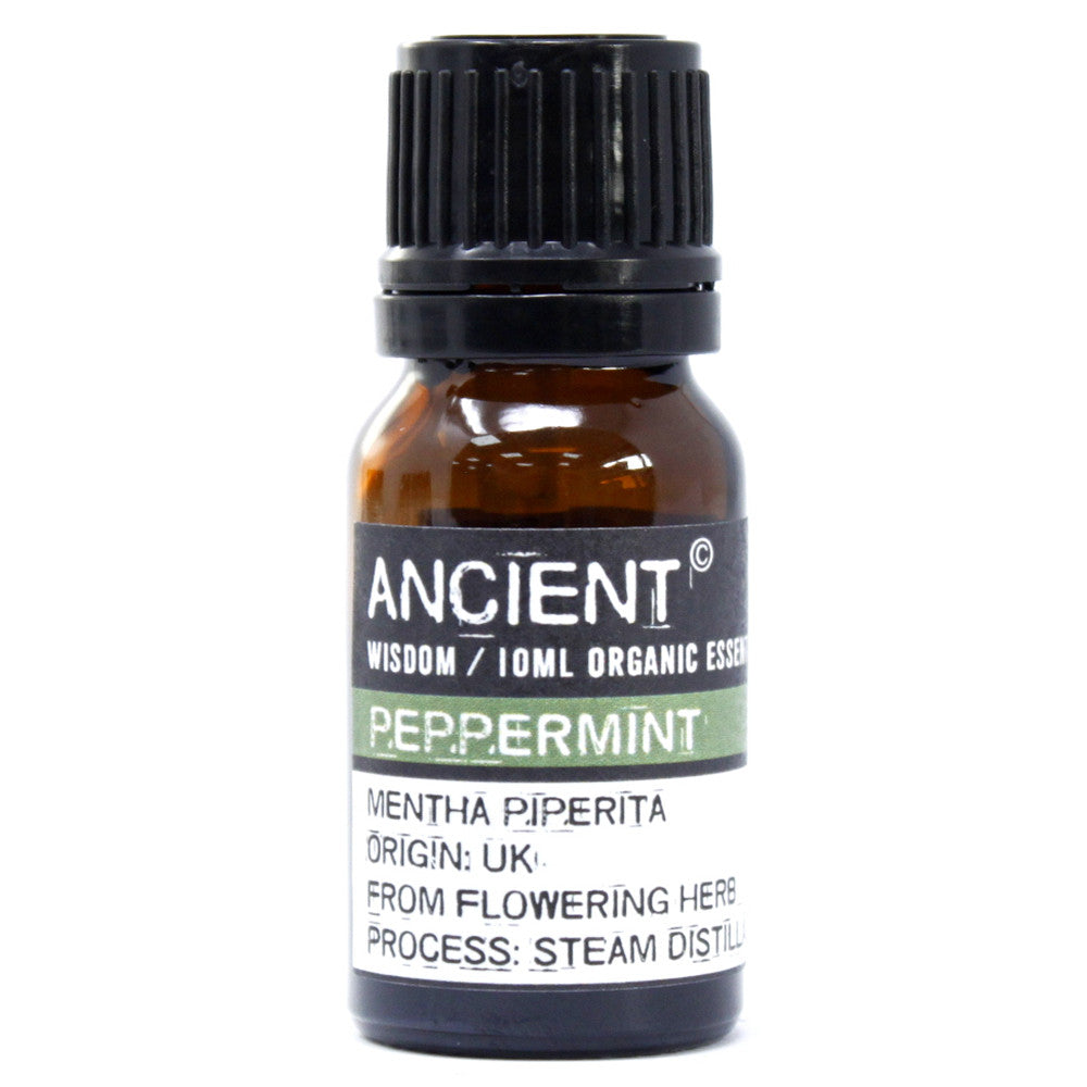 Peppermint Organic Essential Oil is said to be good for ailments like asthma, colic, fever, flatulence, headache, nausea, chest congestion and vertigo. This oil is supposed to be excellent for mental fatigue and depression, refreshing and stimulating with its menthol content. It is good for the skin and is used in lotions to treat sunburn, itchiness or inflamed skin.  When used in an oil burner it is not only therapeutic it also keeps away mosquitoes and other insects.   Contains 10ml.