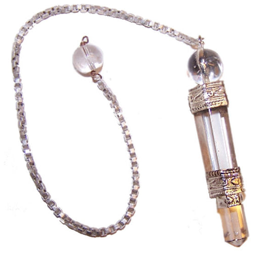 Three-Piece Clear Quartz Pendulum - Melluna_UK
